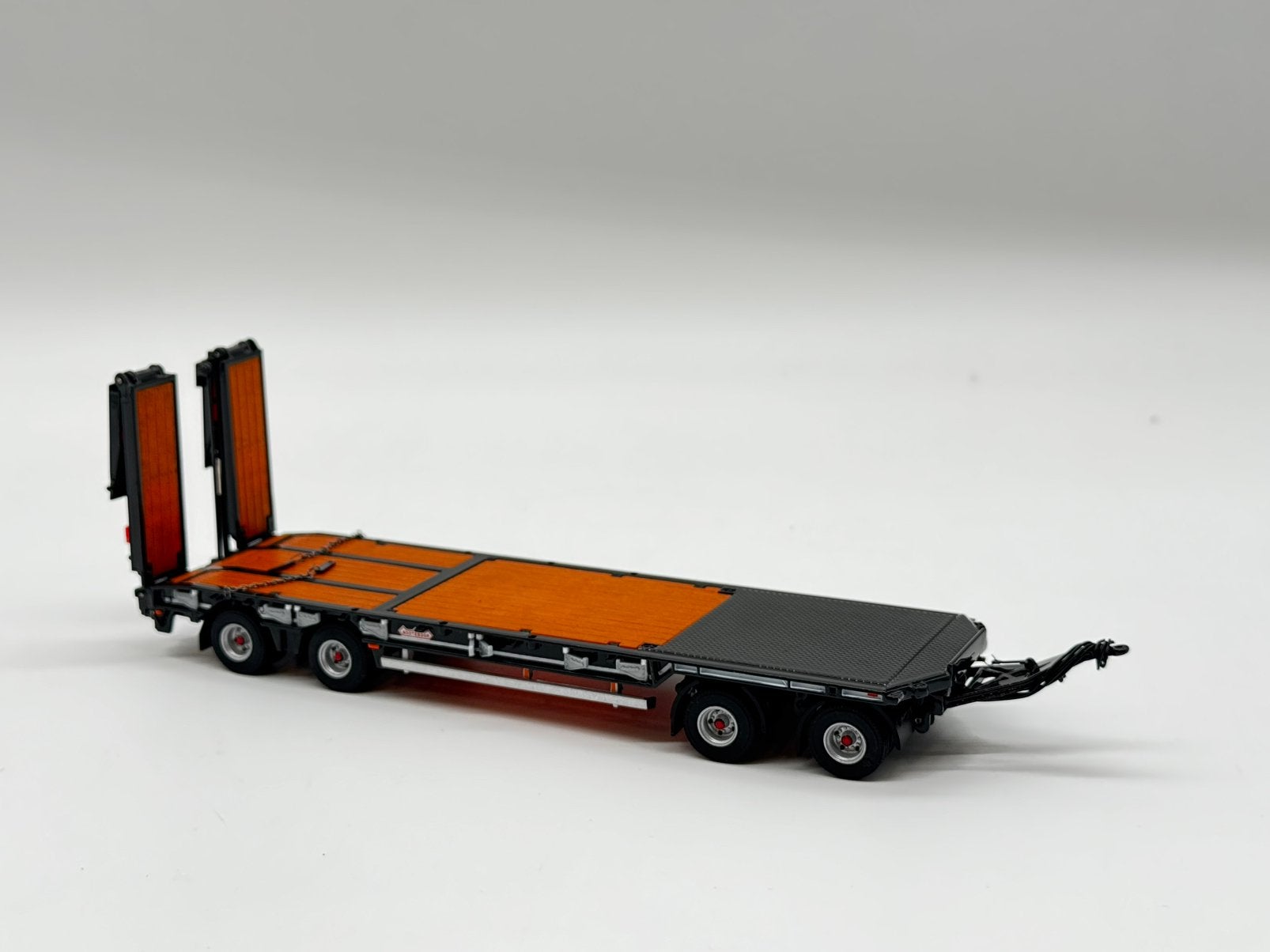 WSI NOOTEBOOM 4 assige dieplader aanhanger + kleppen, ., Nieuw, Ophalen of Verzenden, .