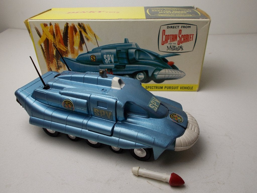 1968 Dinky Toys 104 SPECTRUM PURSUIT VEHICLE +ORIGINELE DOOS