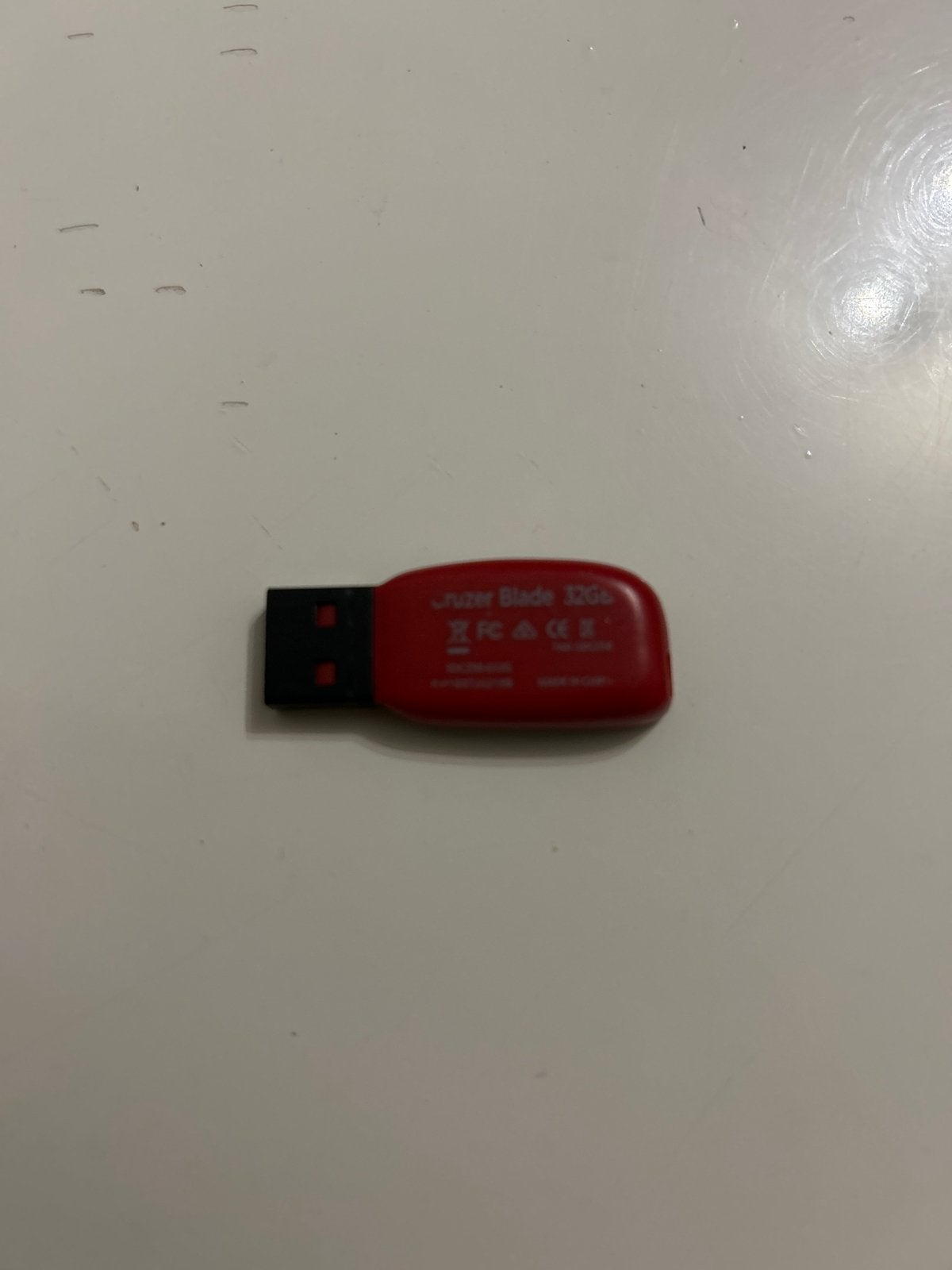 Sandisk Cruzer Blade 32GB USB-stick, Computers en Software, USB Sticks, Ophalen of Verzenden, Zo goed als nieuw, 32 GB