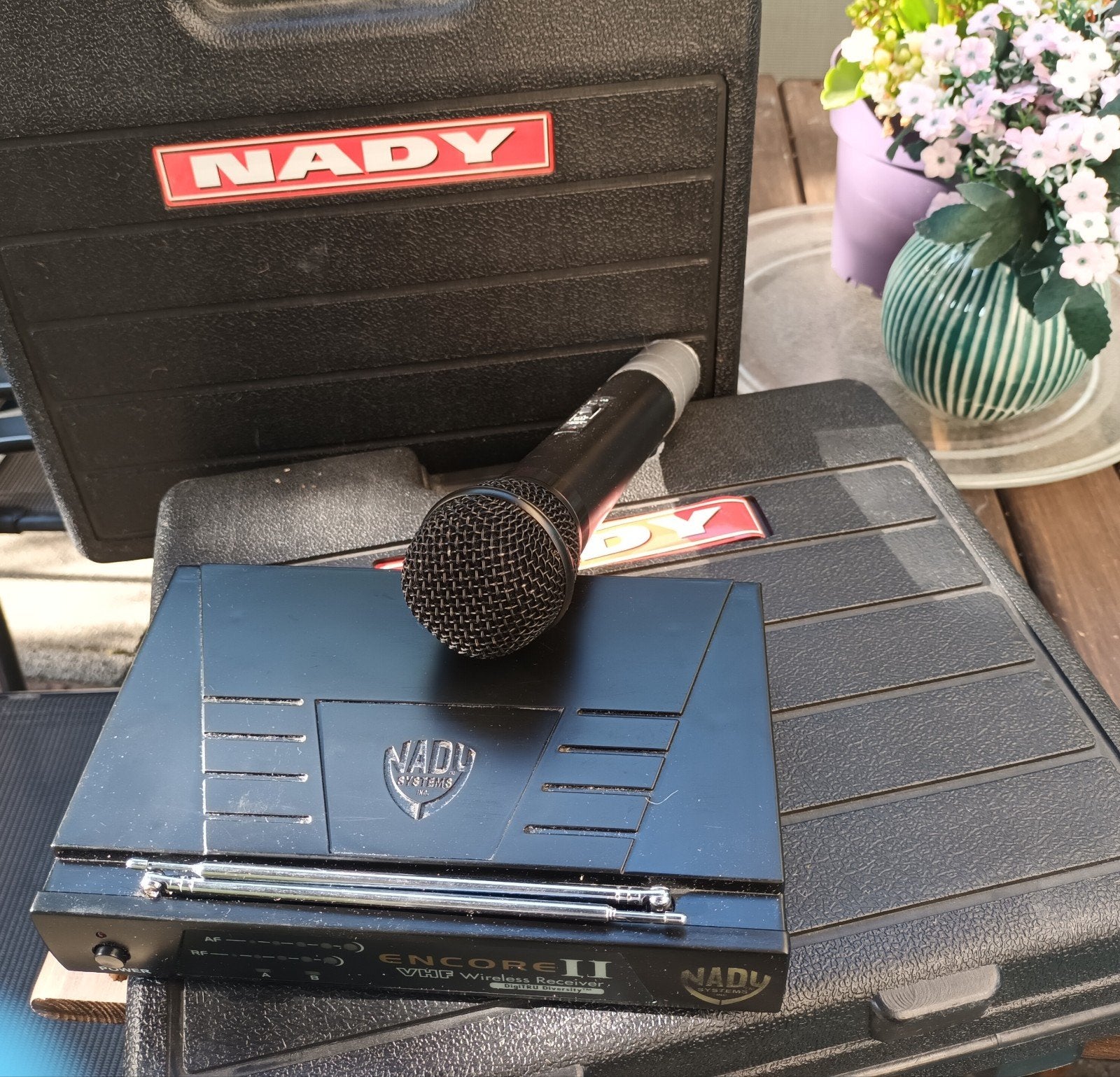 Nady Encore II VHF Draadloze Microfoon Set, Muziek en Instrumenten, Microfoons, Ophalen of Verzenden, Gebruikt, Zangmicrofoon