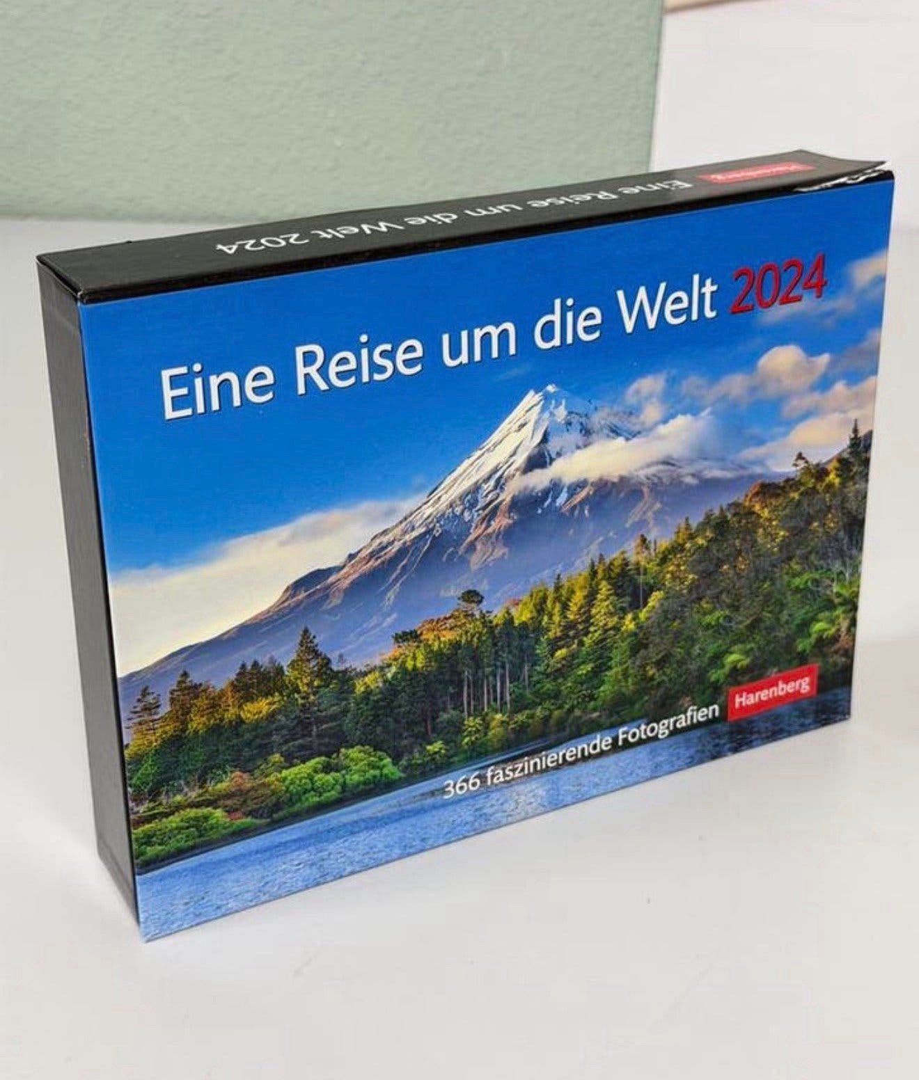 Harenberg Kalender 2024 Wereld Reis 366 natuur Foto’s Nieuw, P, P, P, Nieuw