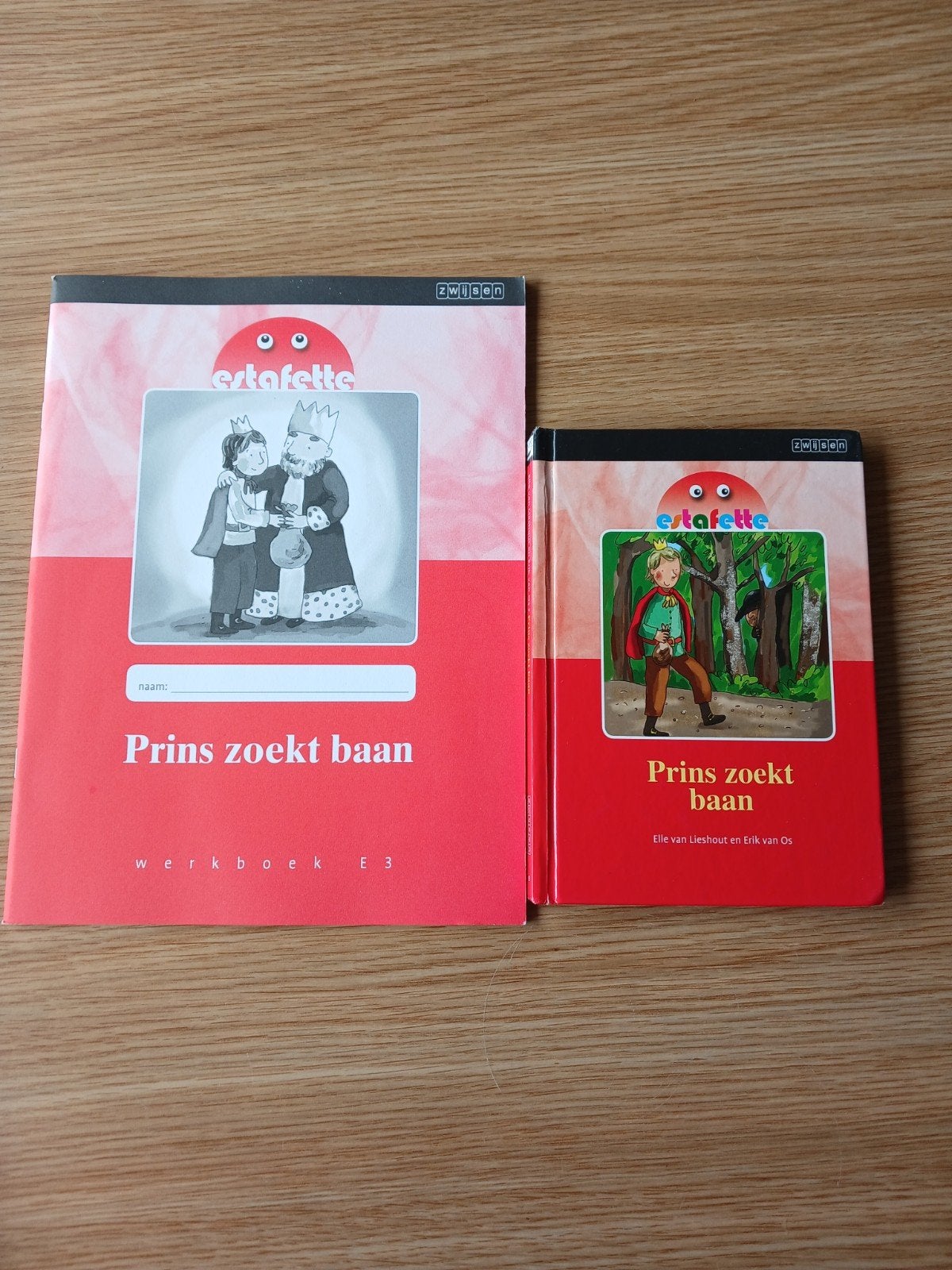 Estafette lezen: Prins zoekt baan - Werkboek E3 en leesboek, Boeken, Elle van Lieshout en Erik van Os, Ophalen of Verzenden, Zo goed als nieuw