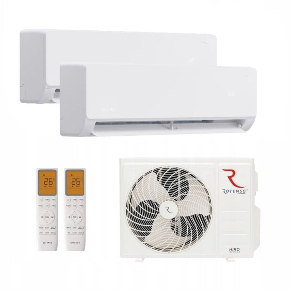 Rotenso Multi-Split 2x 3,5 kW + WiFi | OP VOORRAAD, Garantie, Installatie