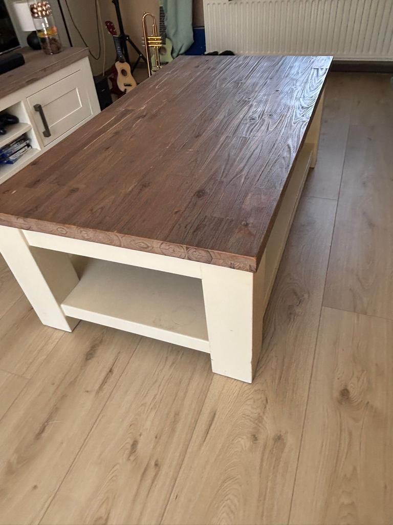 Salontafel + TV meubel set - Gebruikt maar in goede staat, Ophalen, Gebruikt, 100 tot 150 cm, 50 tot 100 cm