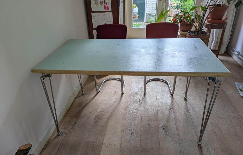 Thonet tafel, Huis en Inrichting, Tafels | Eettafels, Gebruikt, 50 tot 100 cm, Rechthoekig, Ophalen of Verzenden