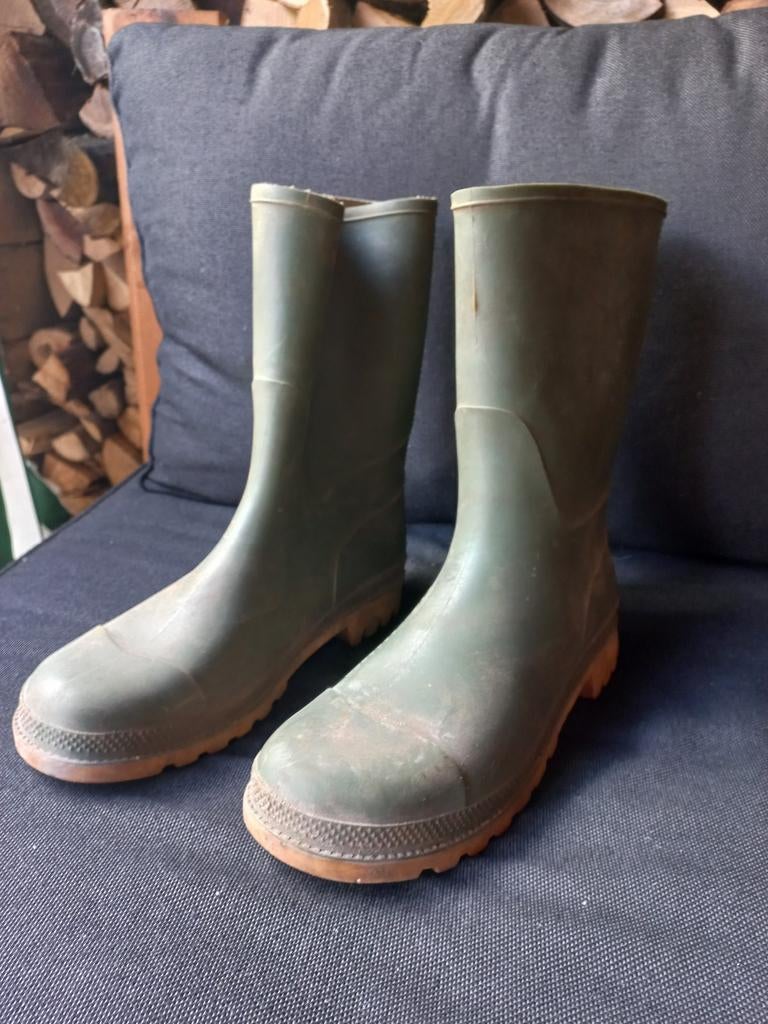 Rubber laarzen maat 44, Gebruikt, Dames, Ophalen of Verzenden, Laarzen