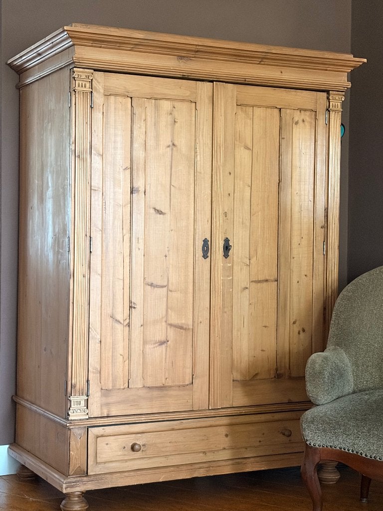 Mooie grenen houtenkast, Huis en Inrichting, Ophalen, Gebruikt, 100 tot 150 cm, Vintage
