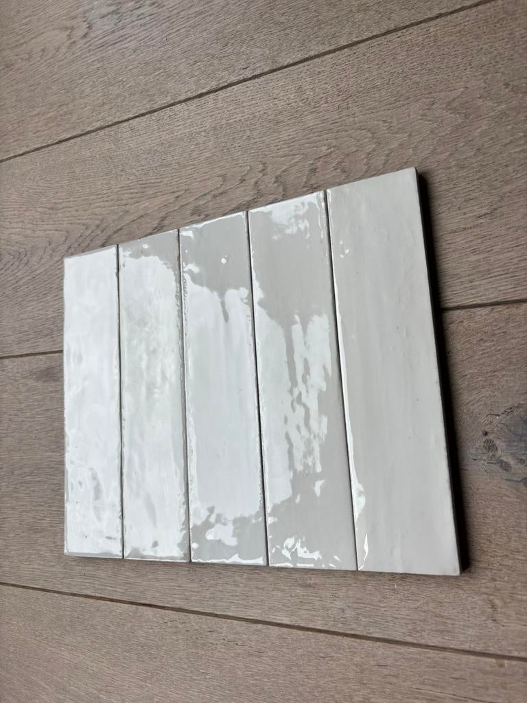 Portugese tegels badkamer of keuken wit (gebroken/room), Ophalen, Nieuw, Minder dan 20 cm, 20 tot 40 cm