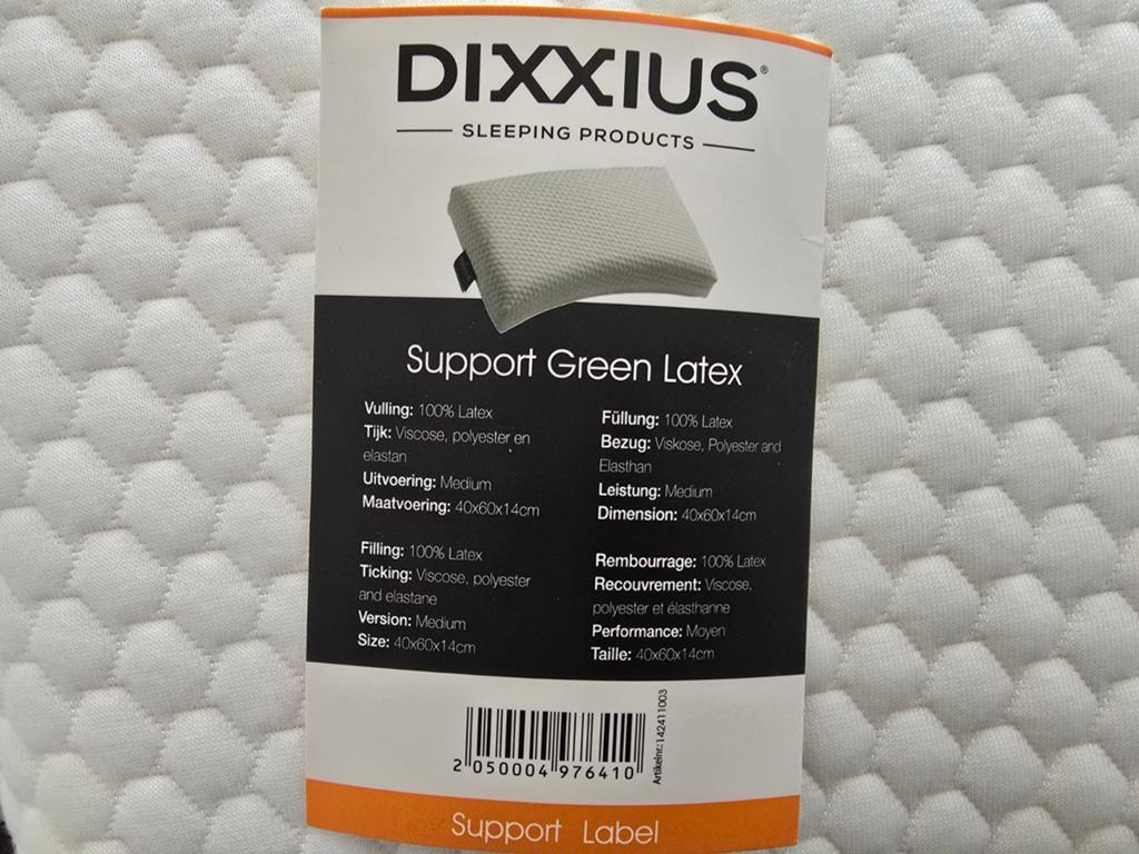 DIXXIUS Support Green Latex Kussens - Nieuw!!, Wit, Ophalen of Verzenden, Kussen, Nieuw