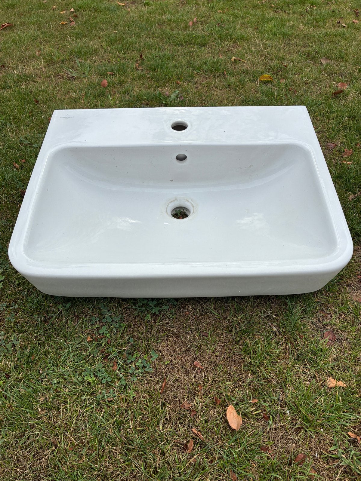 Villeroy & Boch O.Novo Wastafel 60x46x17,5 cm wit met sifon, Doe-het-zelf en Verbouw, Sanitair, Ophalen, Nieuw, Wastafel