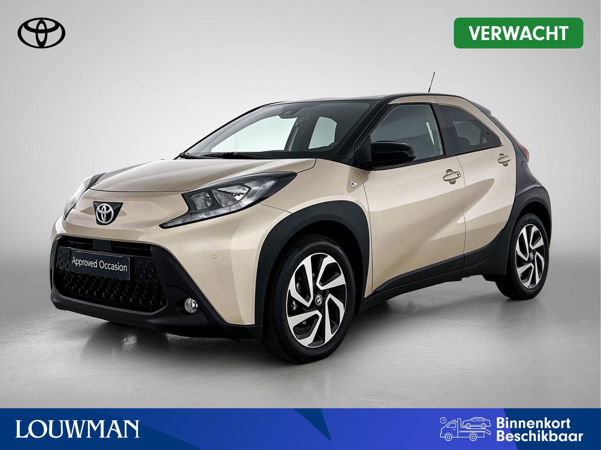 Toyota Aygo X 1.0 VVT-i S-CVT Pulse + | BTW Voertuig | Parke, Stof, Gebruikt, Zwart, 4 stoelen