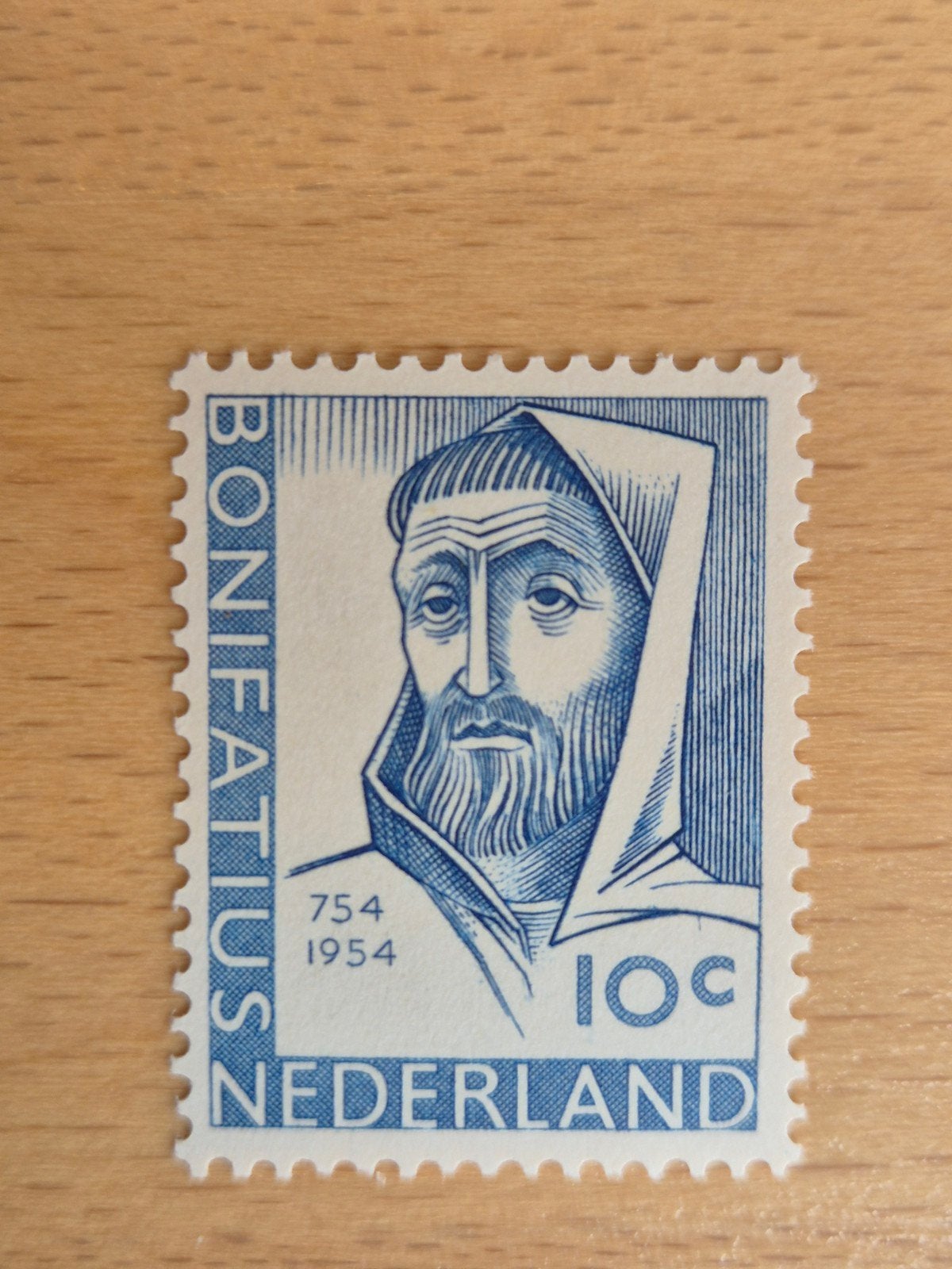 Nederland 1954 Bonifatius, Postzegels en Munten, Postzegels | Nederland, Ophalen of Verzenden, Na 1940, Postfris