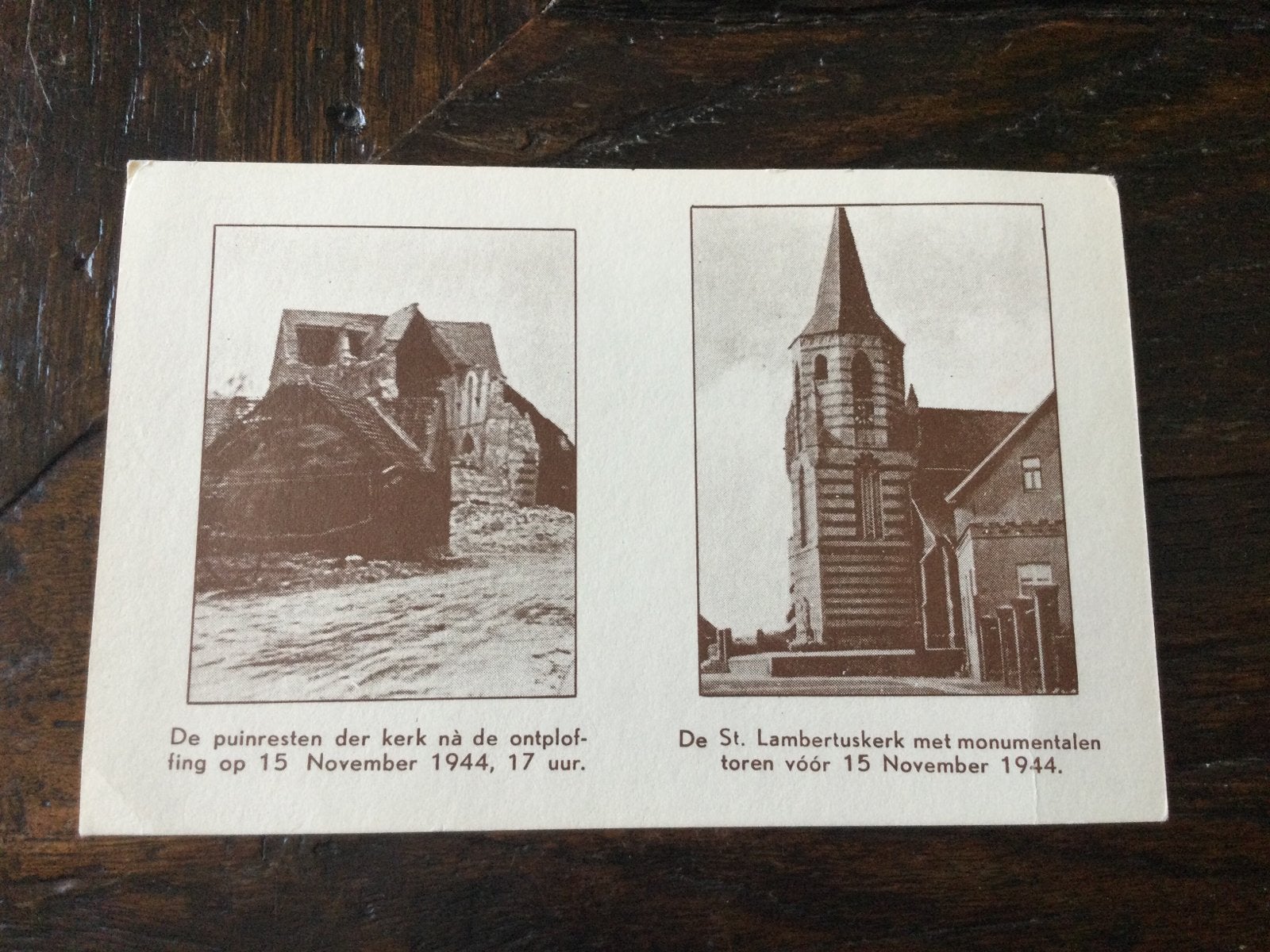 Oude ansichtkaart Haelen 1944, Ophalen of Verzenden, 1940 tot 1960