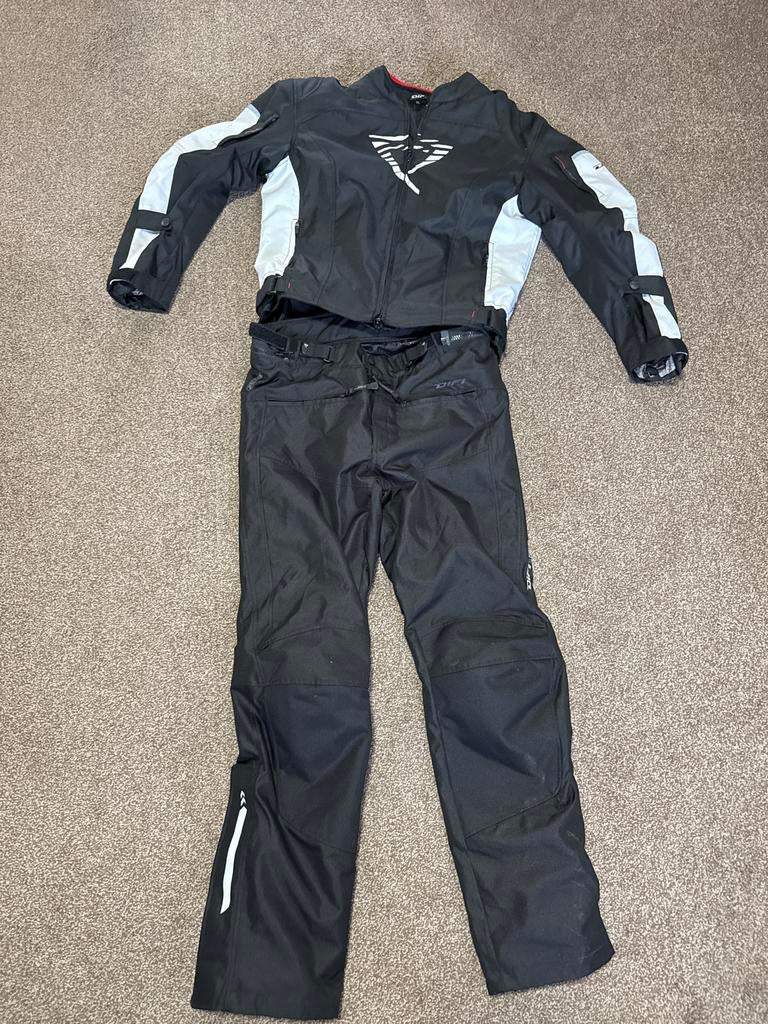 Difi Textiel Motorpak Maat XL - Zwart/Wit heren, Motoren, Ophalen of Verzenden, Tweedehands, Heren, Combipak