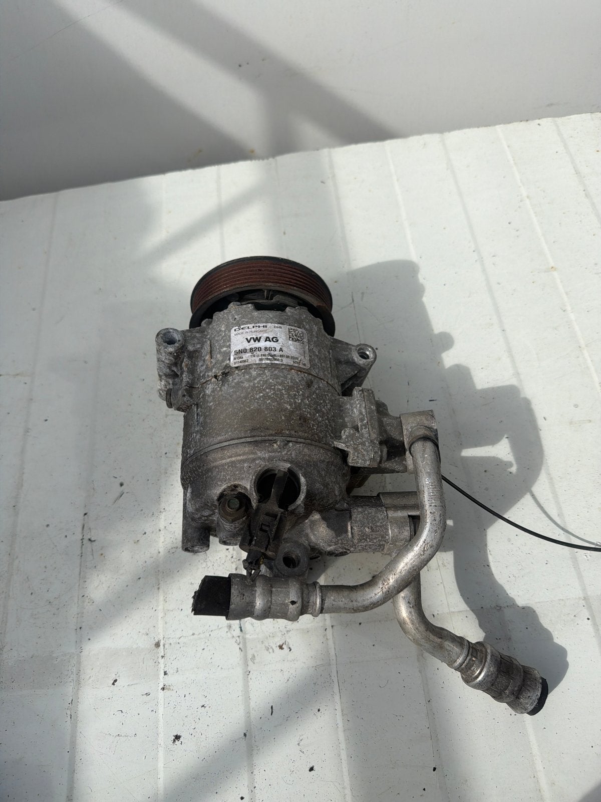 VW AG Airco Compressor 5N0 820 803 A - Gebruikt, Ophalen of Verzenden, Gebruikt