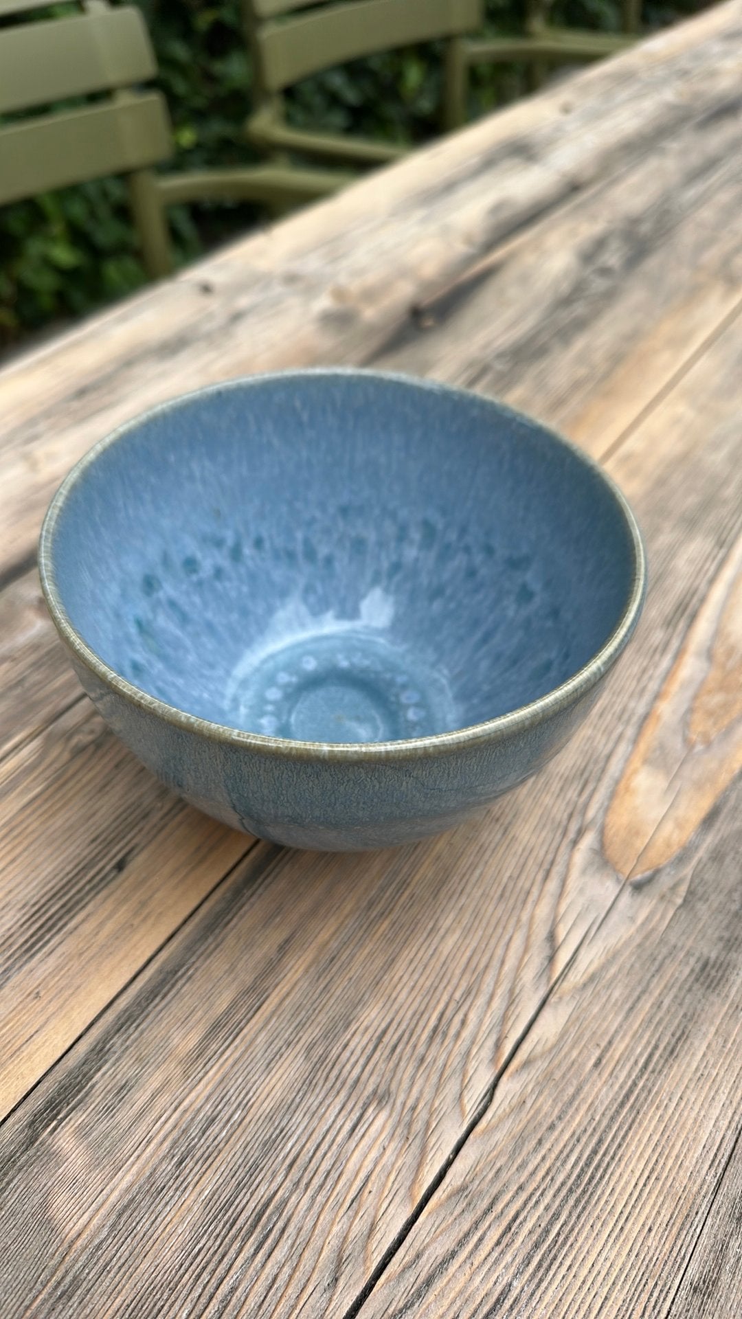 Blauw schaaltje Hema, Huis en Inrichting, Ophalen of Verzenden, Zo goed als nieuw, Rond, Steen of Aardewerk