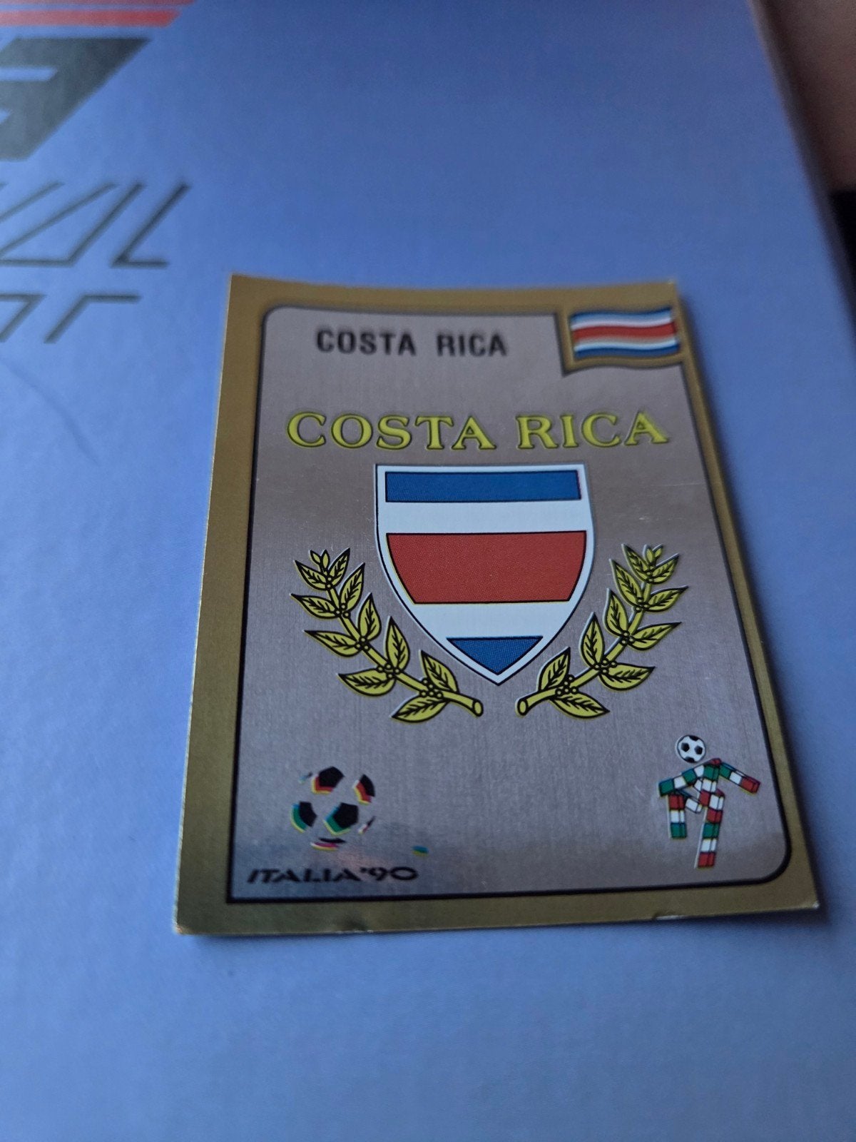 Panini WK 90, Verzamelen, Ophalen of Verzenden, Zo goed als nieuw, Buitenlandse clubs, Poster, Plaatje of Sticker