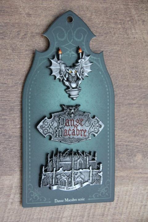 efteling pin  danse macabre set, Verzamelen, Ophalen of Verzenden, Nieuw, Button of Speldje