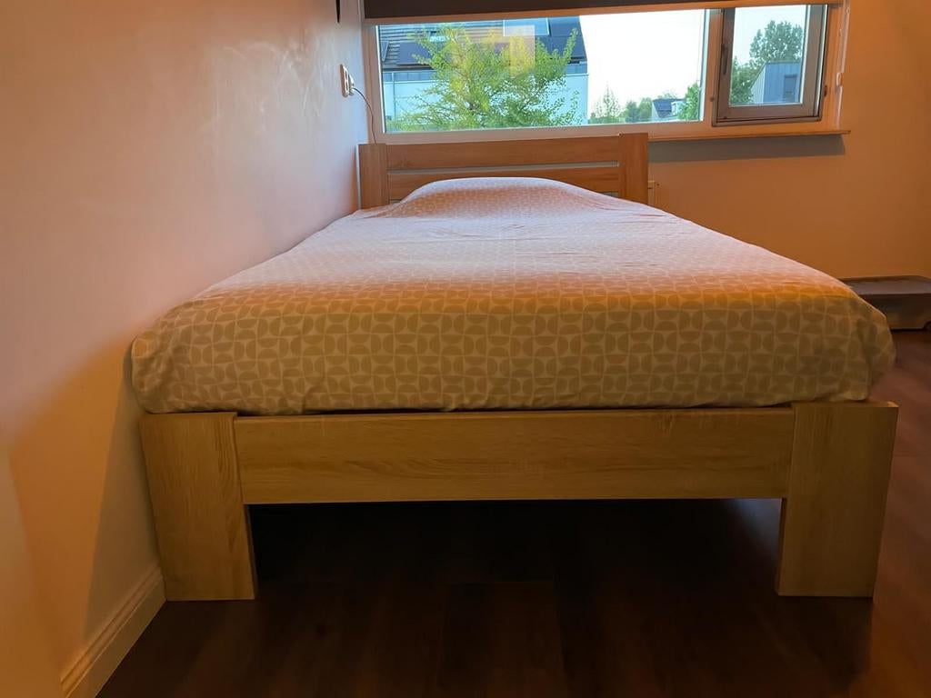 Leuk tienerbed, gebruikt maar in goede staat, Huis en Inrichting, Slaapkamer | Bedden, Ophalen, Gebruikt, Eenpersoons, Overige maten