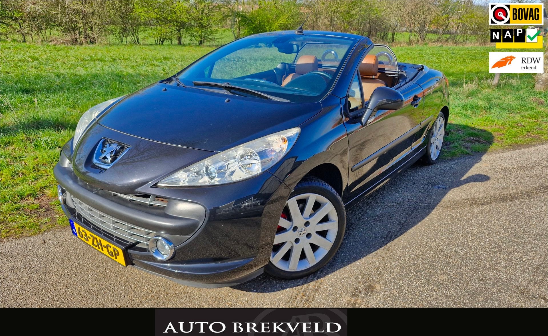 Peugeot 207 CC 1.6 VTi Féline Automaat 120PK | Rijklaar | C, Gebruikt, Beige, 4 cilinders, Cabriolet