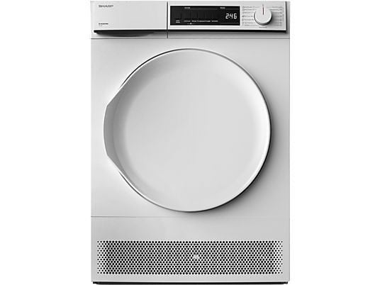 Sharp condensdroger KDNCB8S7PW91BX - Wit, Witgoed en Apparatuur, Wasdrogers, Papendorpseweg 75 3528 BJ Utrecht, Minder dan 85 cm