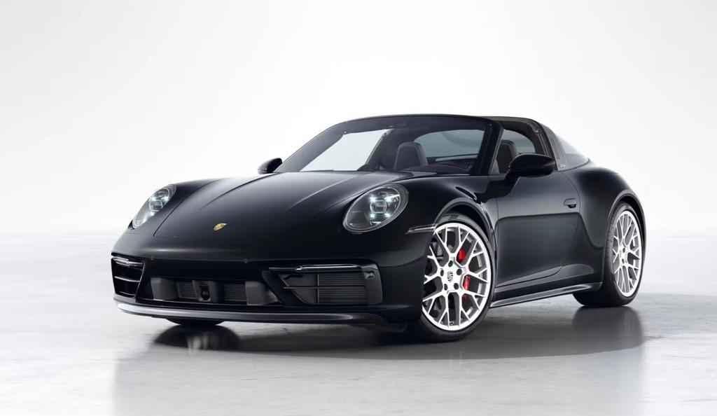 Porsche 911 Targa 4S, Auto's, Porsche, Gebruikt, Zwart, Vierwielaandrijving, Automatische klimaatregeling