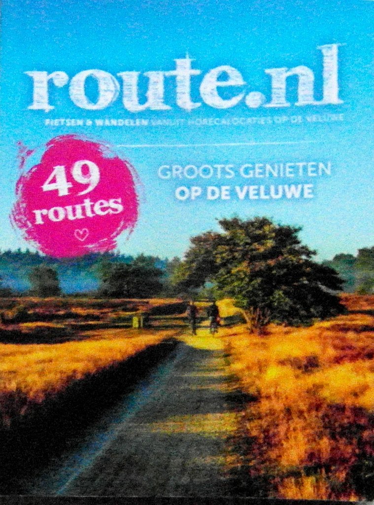 Groots genieten op de Veluwe-48 routes, Ophalen of Verzenden, Zo goed als nieuw, Watersport en Hengelsport