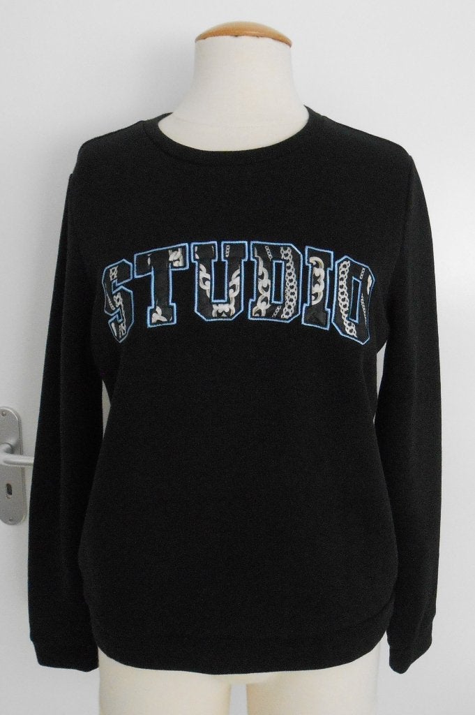 Costes sweater zwart mt S/M, Zwart, Ophalen of Verzenden, Zo goed als nieuw, Costes