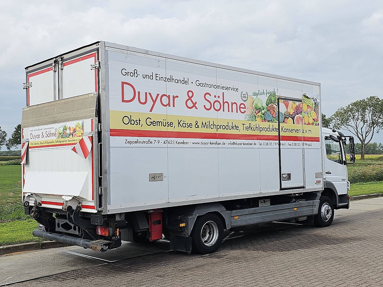 MERCEDES-BENZ ATEGO 1222 manual airco tk, Euro 5, Wit, Bedrijf, Te koop