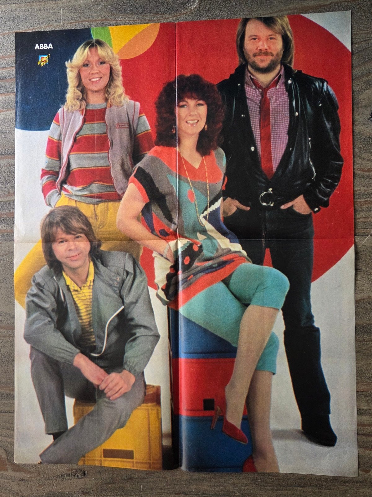 ABBA Poster - Vintage Muziek Poster, Ophalen of Verzenden, Zo goed als nieuw, A1 t/m A3, Muziek