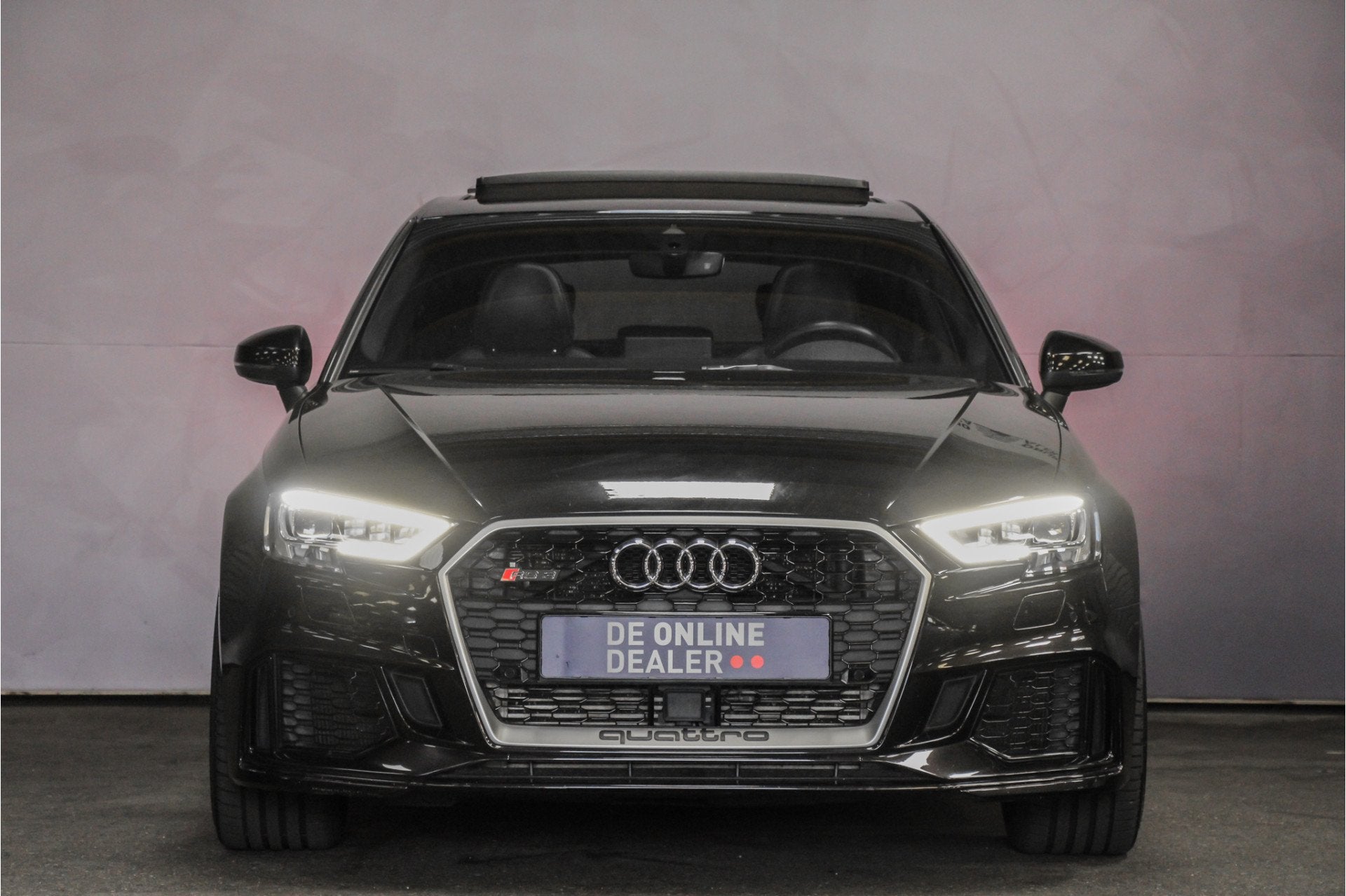 Audi RS3 Sportback 2.5 TFSI QUATTRO |PantherBlack|Pano|Carpl, Automaat, Gebruikt, Euro 6, RS3