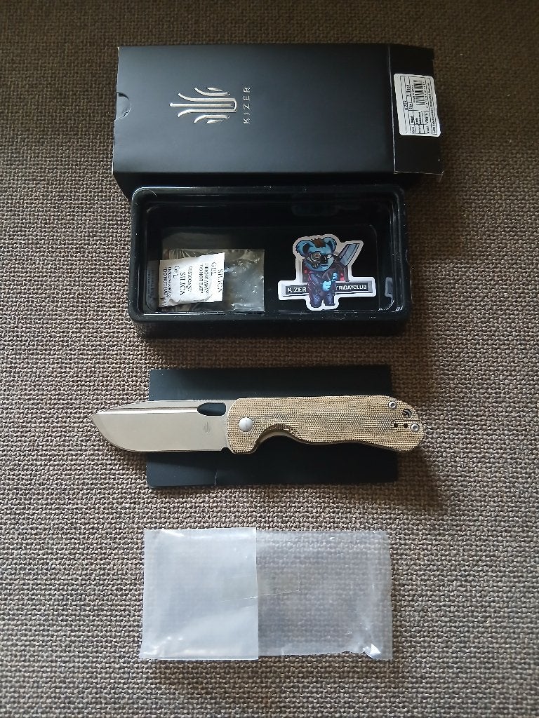 Zakmes nieuw, Kizer Bugai Green, Ophalen of Verzenden, Nieuw
