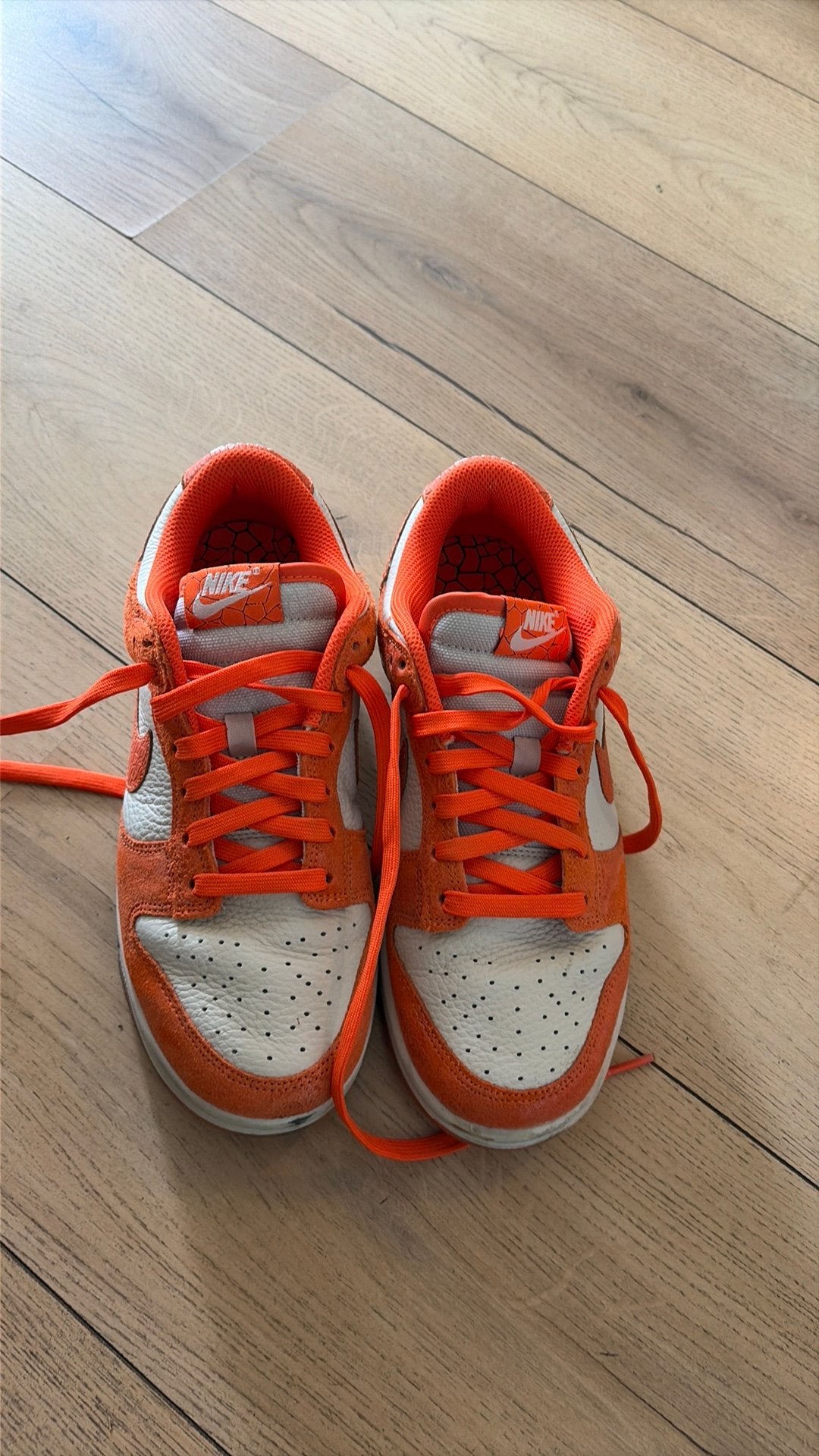 Nike dunk low oranje 38,5, Sport en Fitness, Tennis, Nike, L00, Schoenen, Ophalen of Verzenden