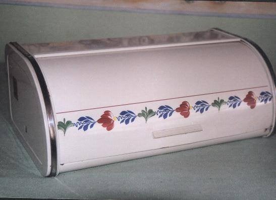 Boerenbont ronde broodtrommel Boerenbond, Gebruikt, Ophalen of Verzenden, Metaal, Brabantia