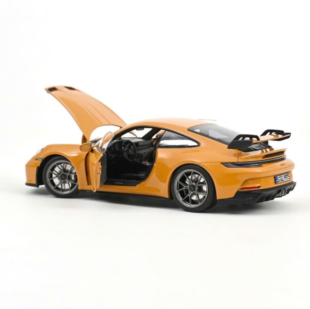 Porsche 911 GT3 '21 bruin geel schaal 1/18 NOREV ref. 187387, Verzenden, Nieuw, Auto, Norev