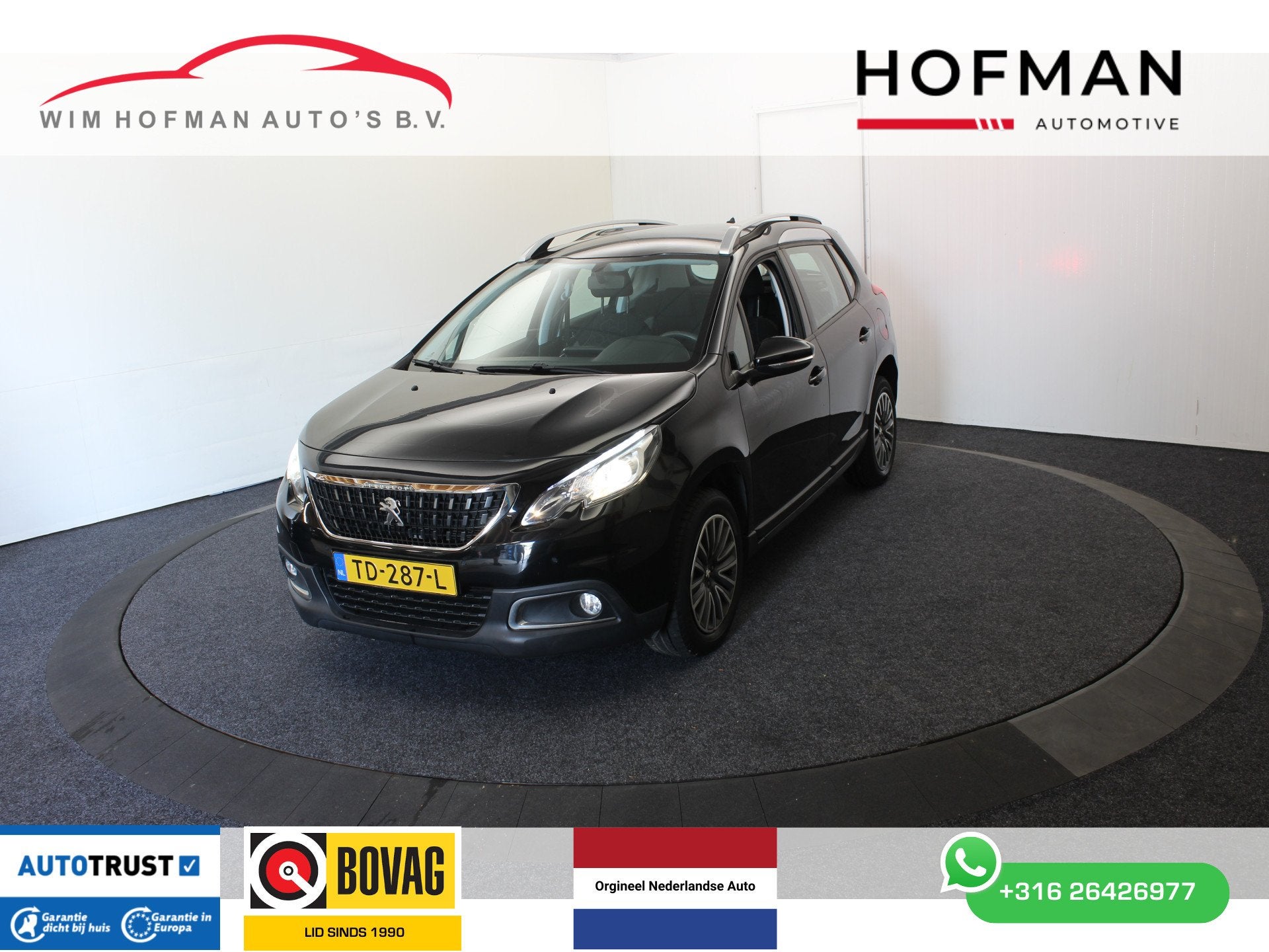 Peugeot 2008 1.2 PureTech 110PK Automaat Navi Carplay Cruise, Auto's, 1199 cc, Met garantie (alle), 610 kg, Zwart