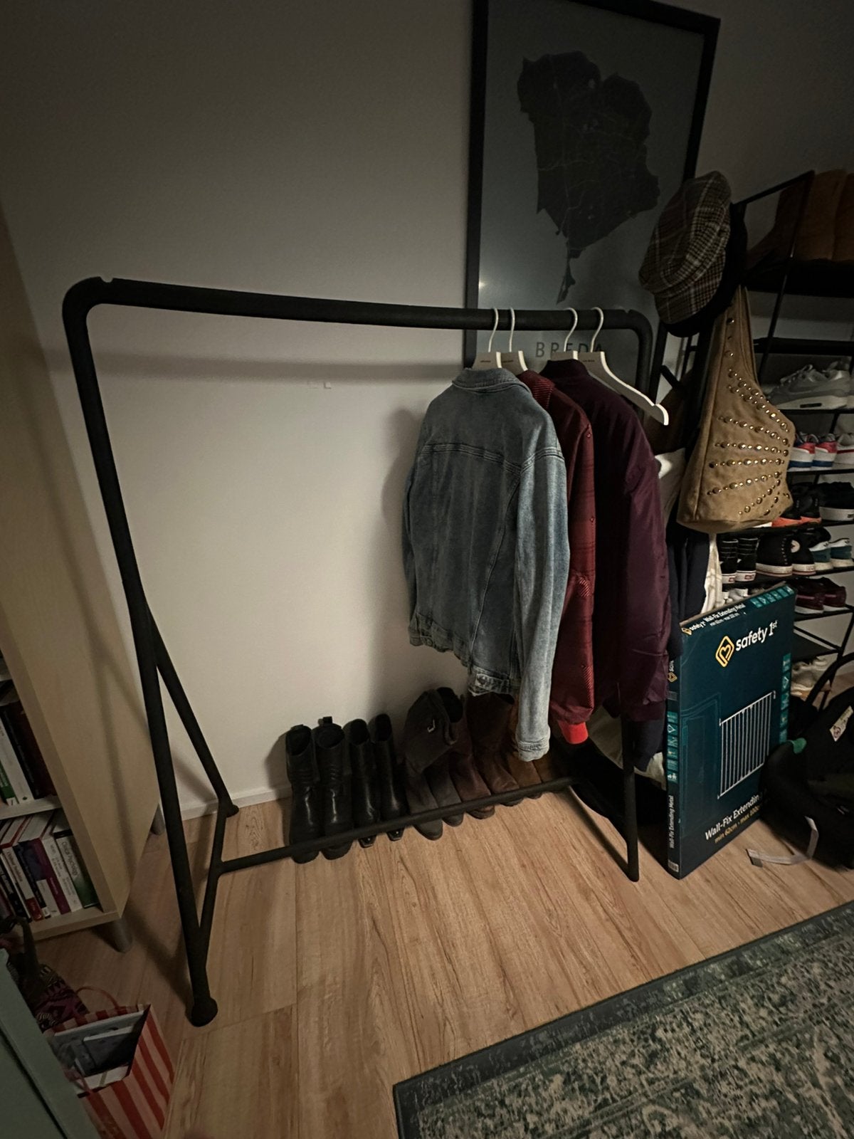 Kledingrek (turbo) ikea, Ophalen, Zo goed als nieuw