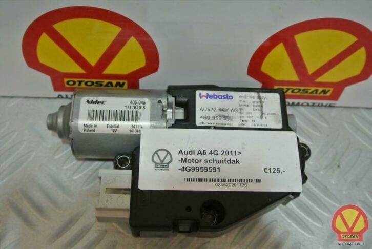 audi a6 4g motor schuifdak 4g9959591, Gebruikt, AUDI AG, Auto-Union-Strasse 1
85045  Ingolstadt, DE, Kundenbetreuung@audi.de