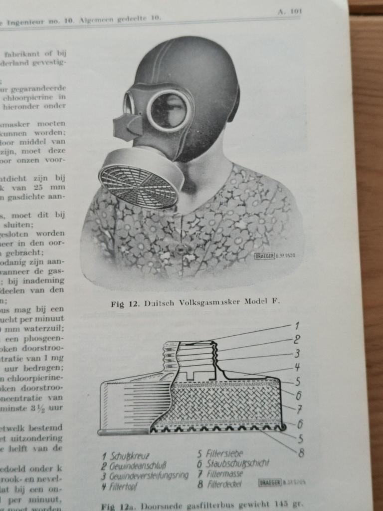1938, DE INGENIEUR, GASMASKER, NIEUW AMSTERDAM, WIJDEVELD,, Ophalen of Verzenden, Gelezen, Overige onderwerpen