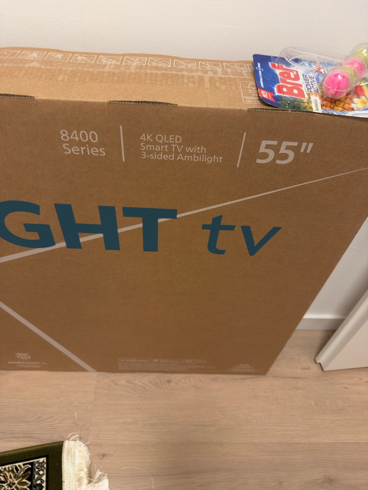 Philips 55PUS8450/12 55 inch 4K Ambilight Smart TV Nieuw, Ophalen, Philips, QLED, Nieuw