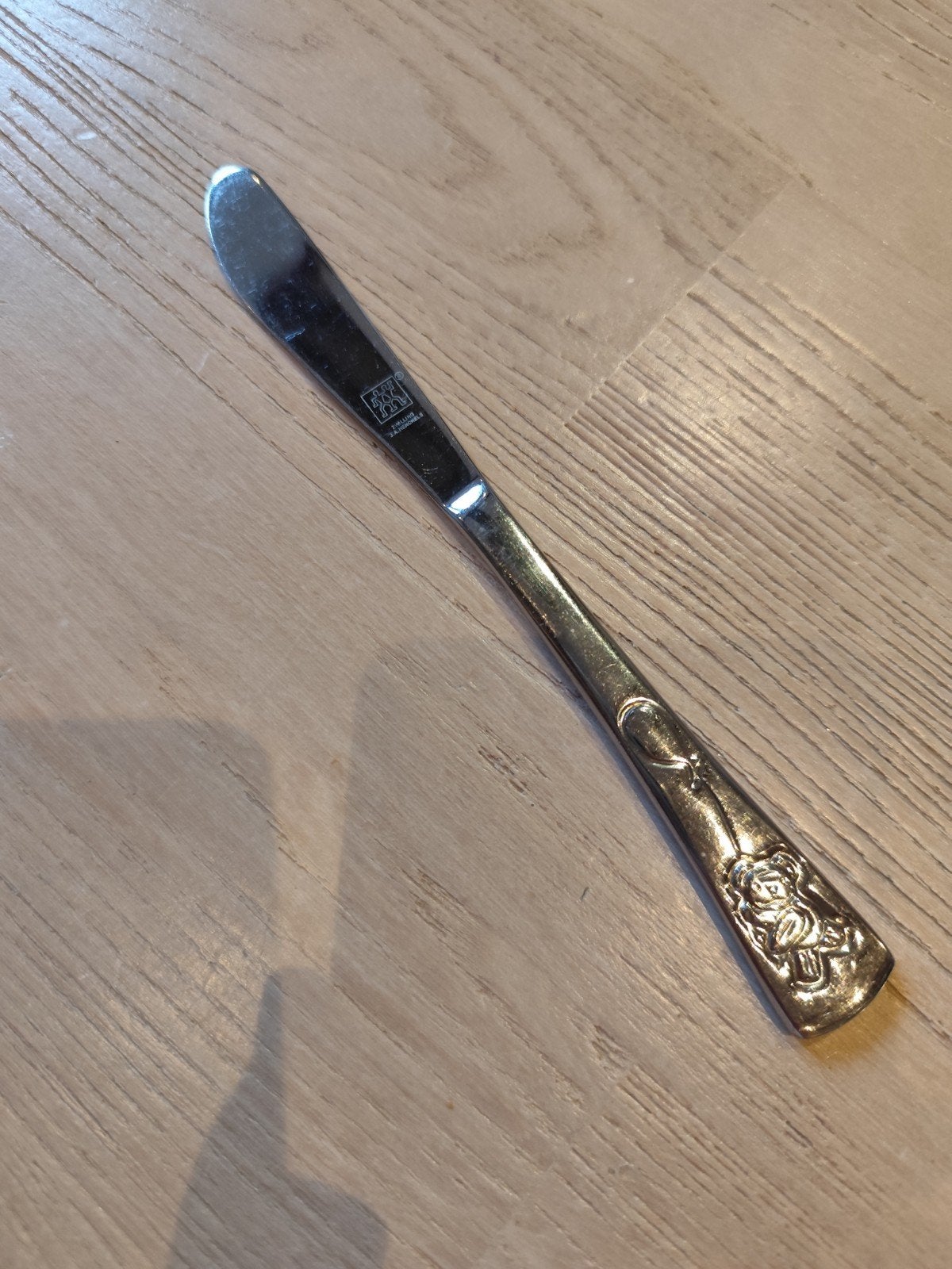 Mes met beer kinderbestek van Kempen Begeer, Antiek en Kunst, Ophalen of Verzenden