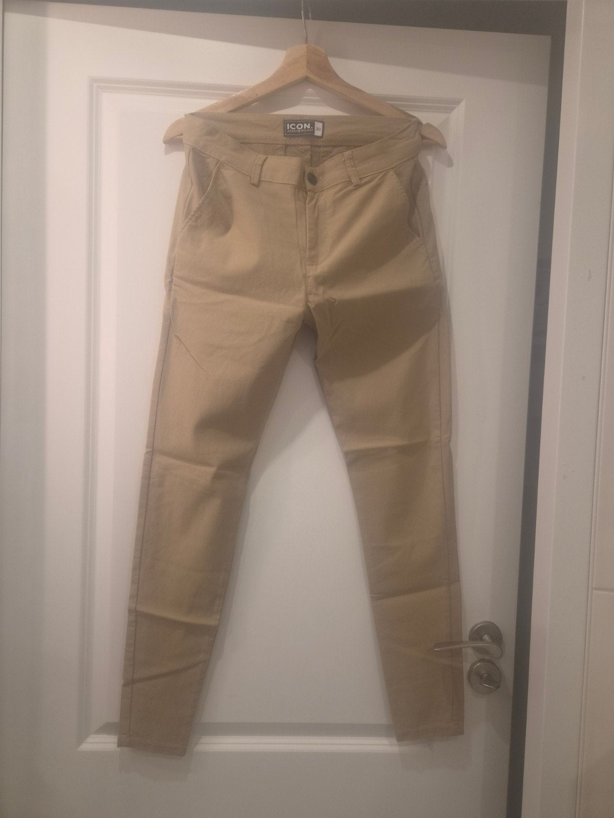 Icon Amsterdam Skinny Broek Maat 30, Ophalen of Verzenden, Zo goed als nieuw, Bruin, Icon Amsterdam