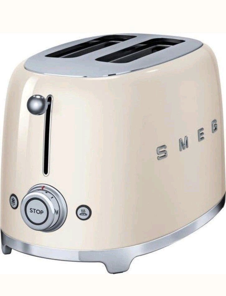 Creme kleurige Smeg broodrooster nieuw nog in verpakking, Ophalen, Nieuw