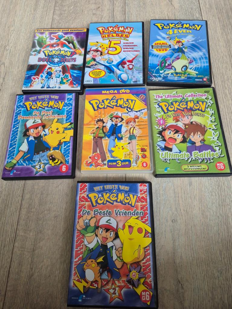 Pokemon dvds, Cd's en Dvd's, VHS | Kinderen en Jeugd, Alle leeftijden, Ophalen of Verzenden, Zo goed als nieuw