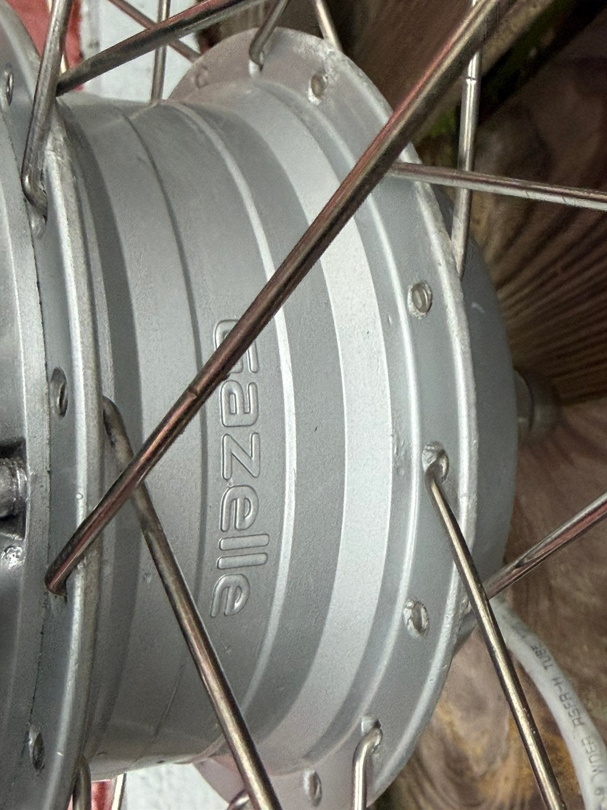 Gazelle Elektrische Voor Wiel Motor,36 Volt,9 pin,Werk Prima, Fietsen en Brommers, Wiel, Ophalen of Verzenden, Zo goed als nieuw