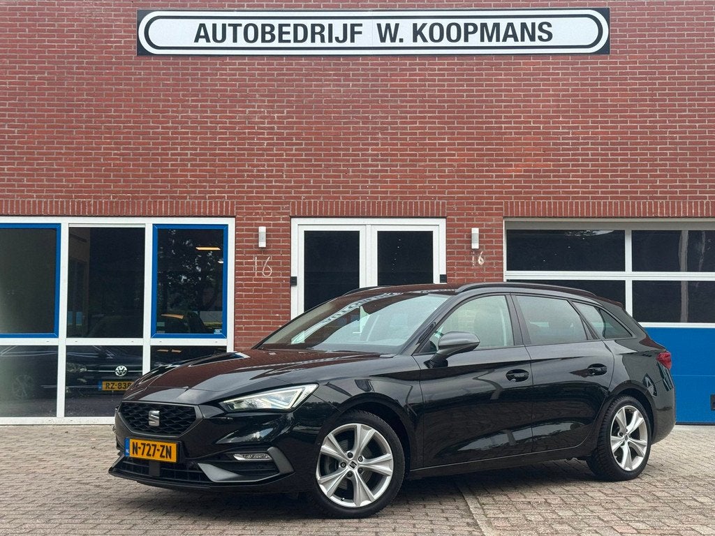 Seat Leon Sportstourer 1.5 TSI FR Business Intense|Carplay|N, Auto's, Seat, 4 cilinders, 150 pk, Leon, Leder en Stof