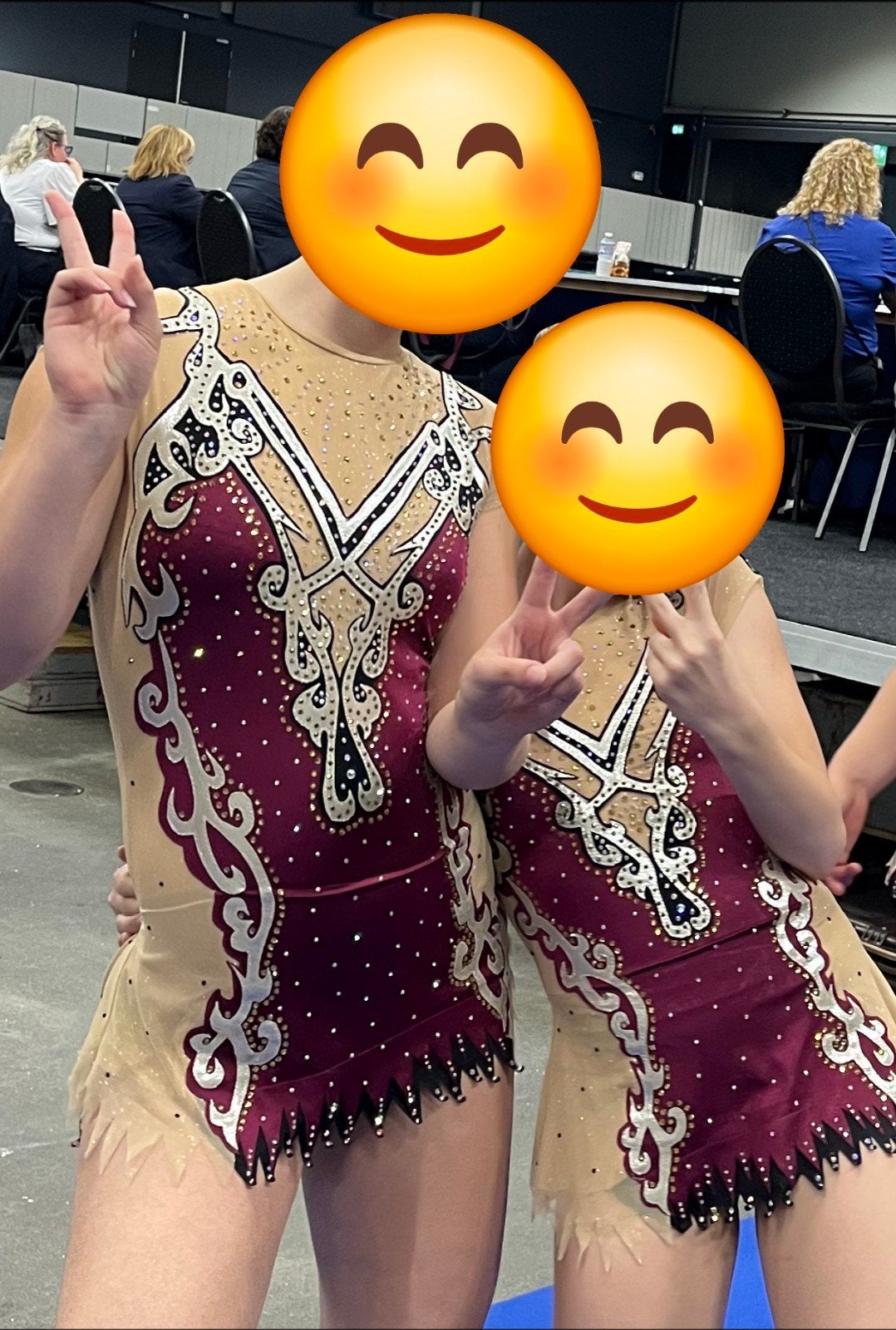 Acro pakjes duo maat M en 152, Gebruikt, Maat 36 t/m 42, Ophalen of Verzenden, Turnpak(je)