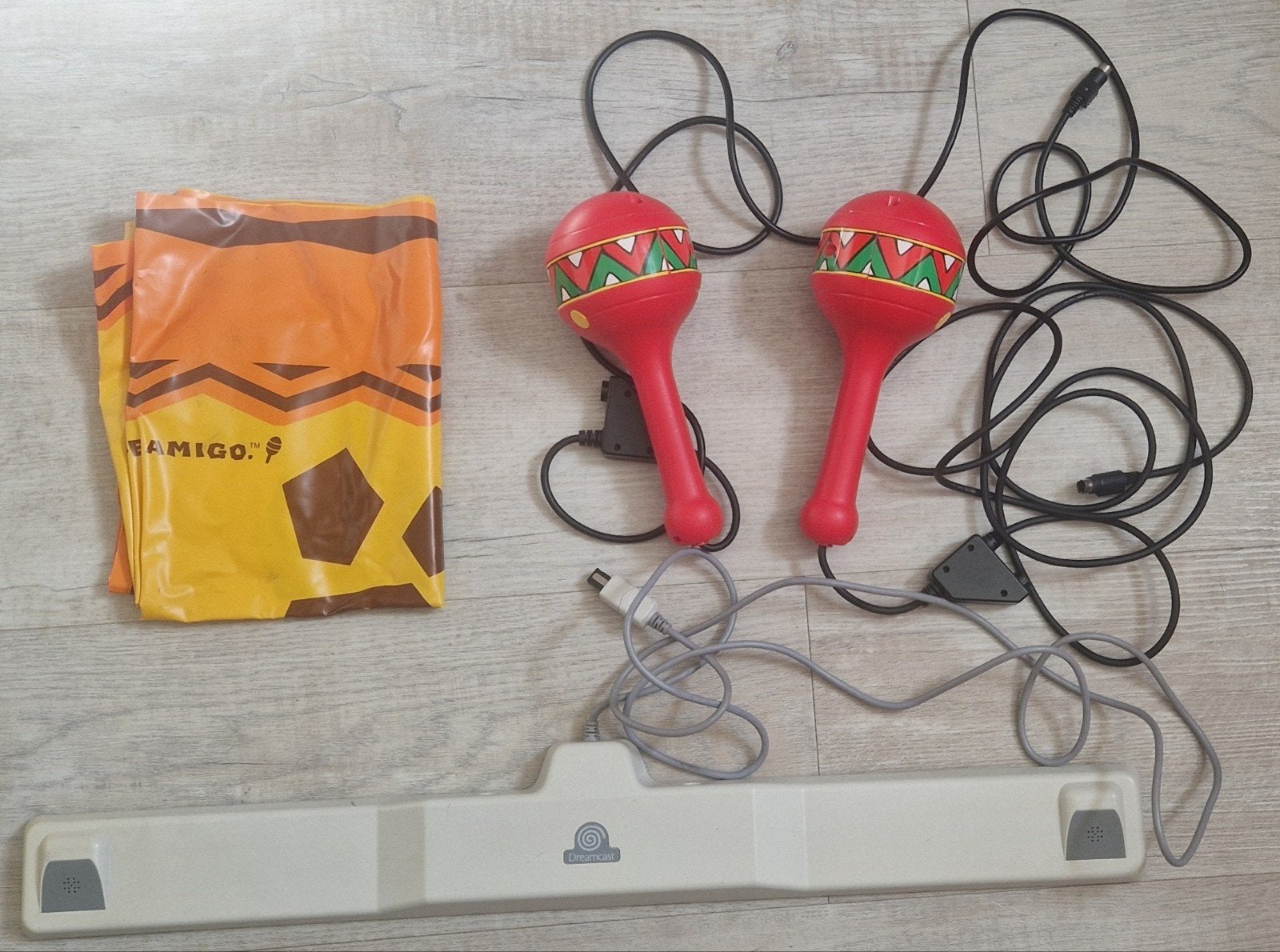 Samba de Amigo Sega Dreamcast Maracas Controller Set, Ophalen of Verzenden, Zo goed als nieuw