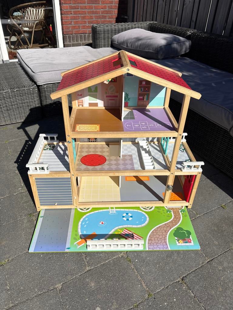 Hape Poppenhuis - Gratis!, Ophalen, Gebruikt, Poppenhuis