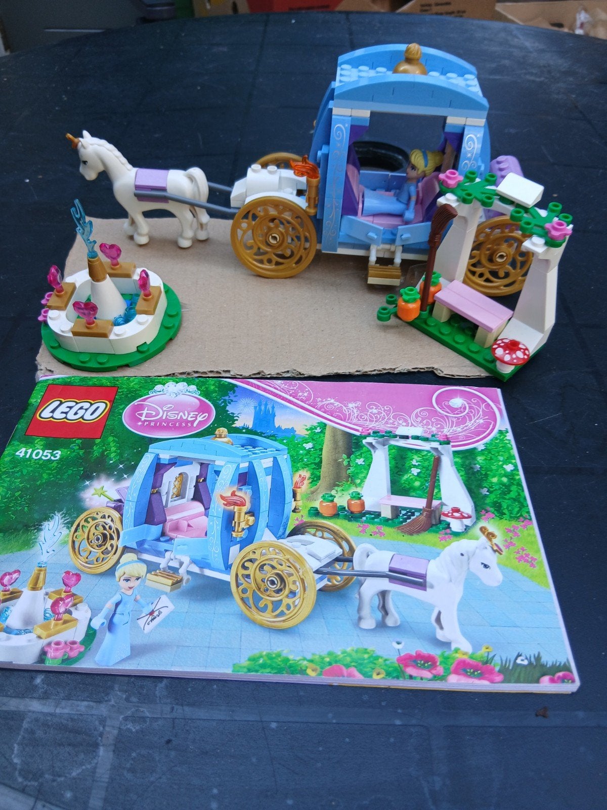 Lego Disney Princess Assepoester's Romantische Koets 41053, Gebruikt, Lego, Inclusief instructies, Ophalen of Verzenden